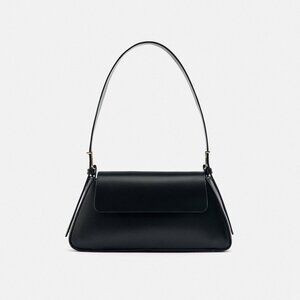 Zara Minimal Flap Shoulder Bag